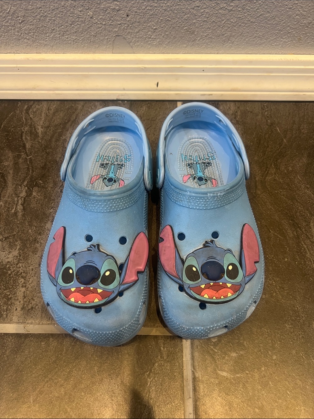 Disney Kids' Blue Stitch Clog Shoes